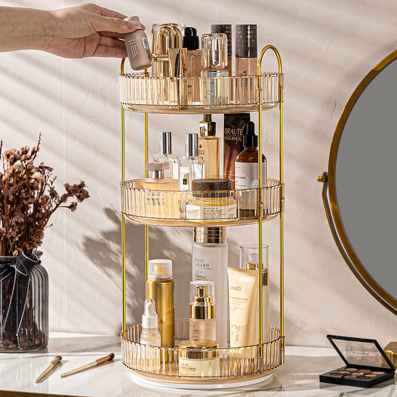 Luxury Skincare And Makeup Brands - 1 шт. Вращающийся органайзер для косметики
